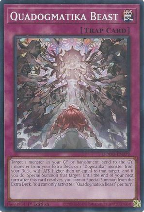 Quadogmatika Beast [DOOD-EN078] Common - Yu-Gi-Oh! - Card Brawlers | Quebec | Canada |
