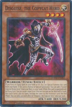 Disguise, the Copycat Hero [DOOD-EN081] Common - Yu-Gi-Oh! - Card Brawlers | Quebec | Canada |