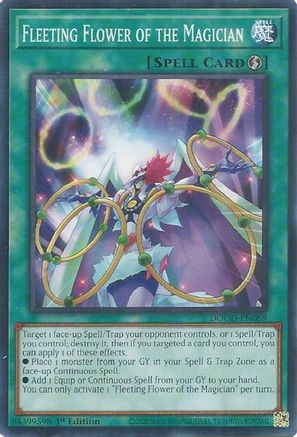 Fleeting Flower of the Magician [DOOD-EN089] Common - Yu-Gi-Oh! - Card Brawlers | Quebec | Canada |