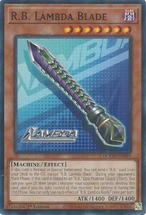 R.B. Lambda Blade [DOOD-EN091] Common - Yu-Gi-Oh! - Card Brawlers | Quebec | Canada |