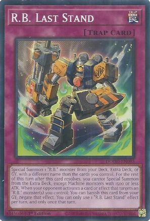 R.B. Last Stand [DOOD-EN095] Common - Yu-Gi-Oh! - Card Brawlers | Quebec | Canada |