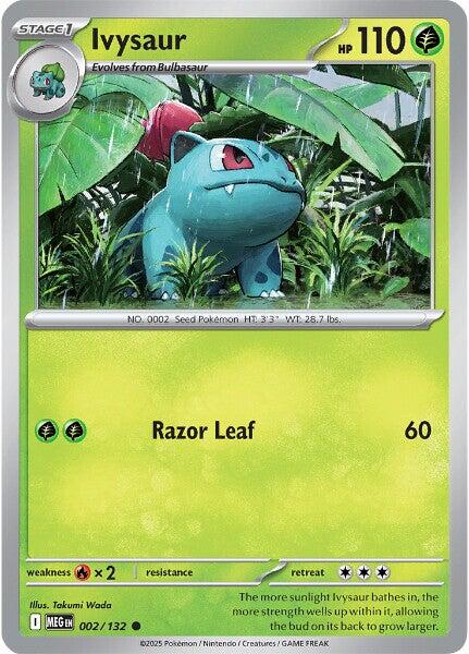 Ivysaur (002/132) [Mega Evolution: Base Set] - Pokémon - Card Brawlers | Quebec | Canada |