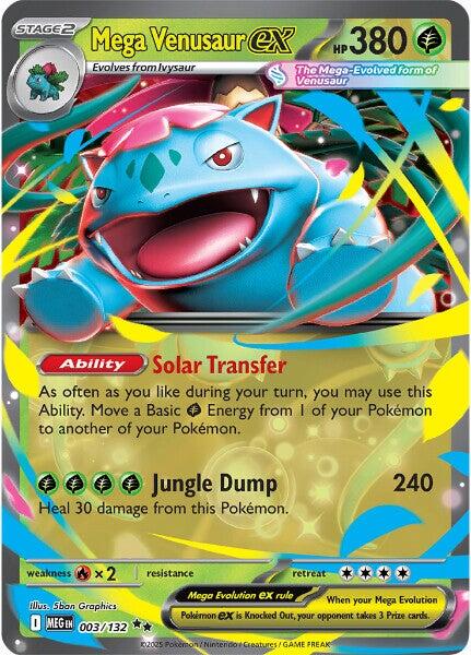Mega Venusaur ex (003/132) [Mega Evolution: Base Set] - Pokémon - Card Brawlers | Quebec | Canada |