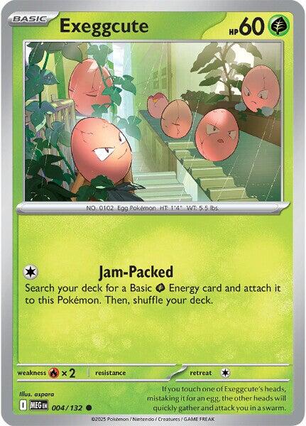 Exeggcute (004/132) [Mega Evolutions: Base Set] - Pokémon - Card Brawlers | Quebec | Canada |
