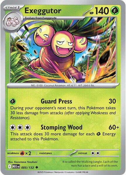 Exeggutor (005/132) [Mega Evolution: Base Set] - Pokémon - Card Brawlers | Quebec | Canada |