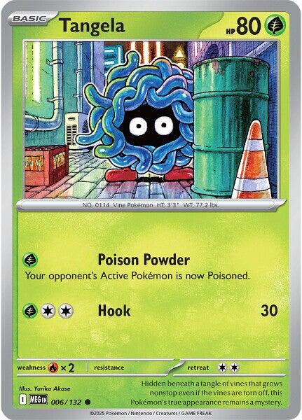 Tangela (006/132) [Mega Evolution: Base Set] - Pokémon - Card Brawlers | Quebec | Canada |