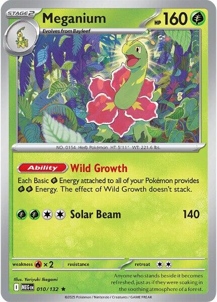 Meganium (010/132) [Mega Evolutions: Base Set] - Pokémon - Card Brawlers | Quebec | Canada |