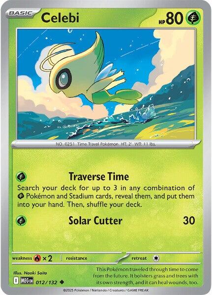 Celebi (012/132) [Mega Evolutions: Base Set] - Pokémon - Card Brawlers | Quebec | Canada |