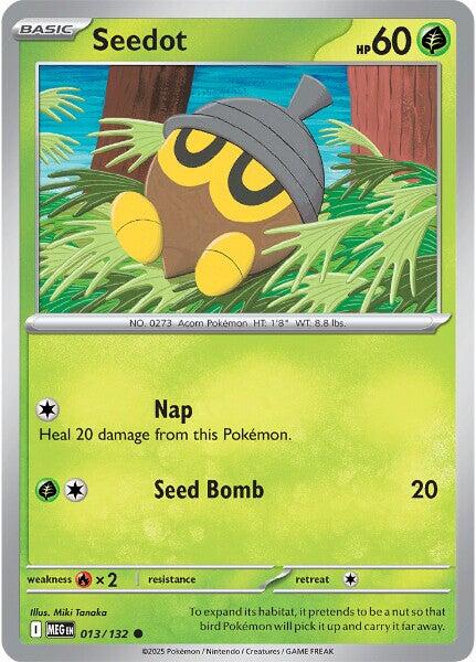 Seedot (013/132) [Mega Evolution: Base Set] - Pokémon - Card Brawlers | Quebec | Canada |
