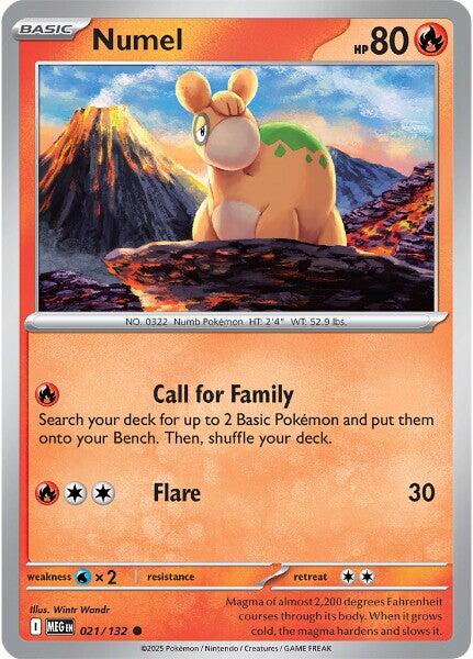 Numel (021/132) [Mega Evolution: Base Set] - Pokémon - Card Brawlers | Quebec | Canada |