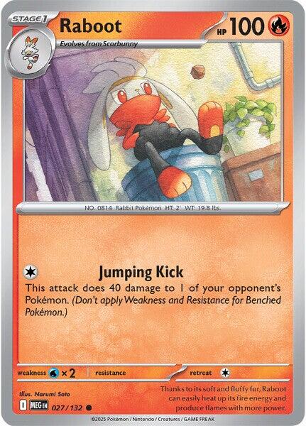 Raboot (027/132) [Mega Evolution: Base Set] - Pokémon - Card Brawlers | Quebec | Canada |