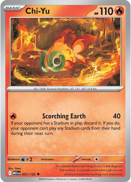 Chi-Yu (031/132) [Mega Evolutions: Base Set] - Pokémon - Card Brawlers | Quebec | Canada |