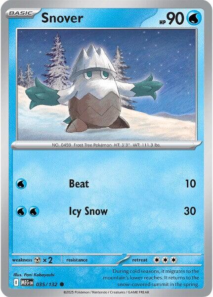 Snover (035/132) [Mega Evolution: Base Set] - Pokémon - Card Brawlers | Quebec | Canada |