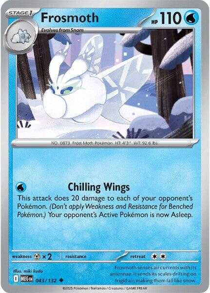 Frosmoth (043/132) [Mega Evolution: Base Set] - Pokémon - Card Brawlers | Quebec | Canada |