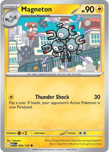 Magneton (046/132) [Mega Evolution: Base Set] - Pokémon - Card Brawlers | Quebec | Canada |