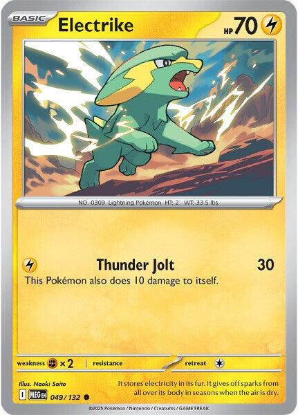 Electrike (049/132) [Mega Evolution: Base Set] - Pokémon - Card Brawlers | Quebec | Canada |