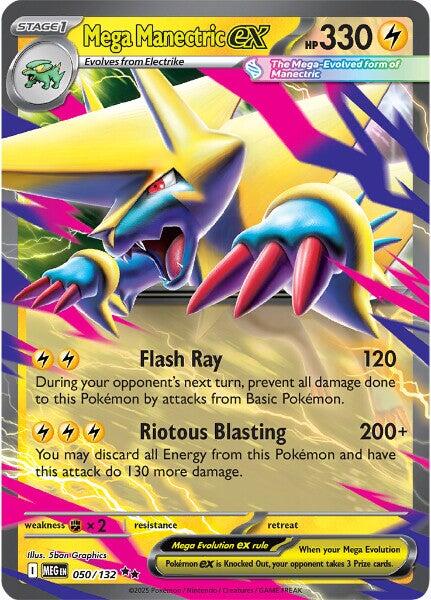 Mega Manectric ex (050/132) [Mega Evolution: Base Set] - Pokémon - Card Brawlers | Quebec | Canada |