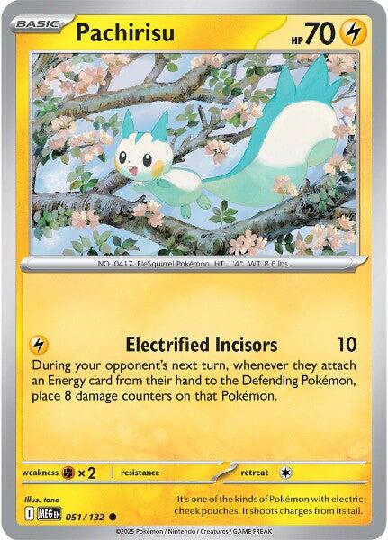 Pachirisu (051/132) [Mega Evolutions: Base Set] - Pokémon - Card Brawlers | Quebec | Canada |