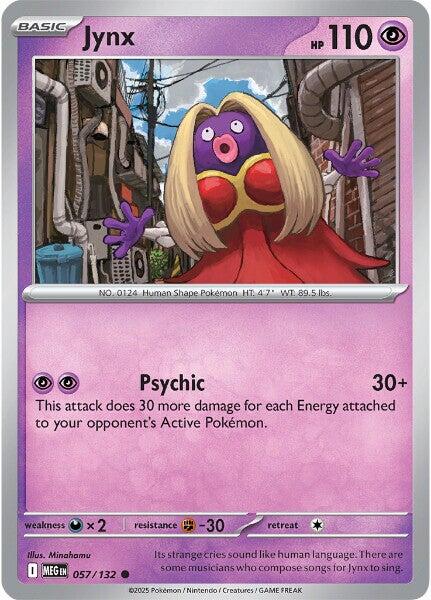 Jynx (057/132) [Mega Evolution: Base Set] - Pokémon - Card Brawlers | Quebec | Canada |