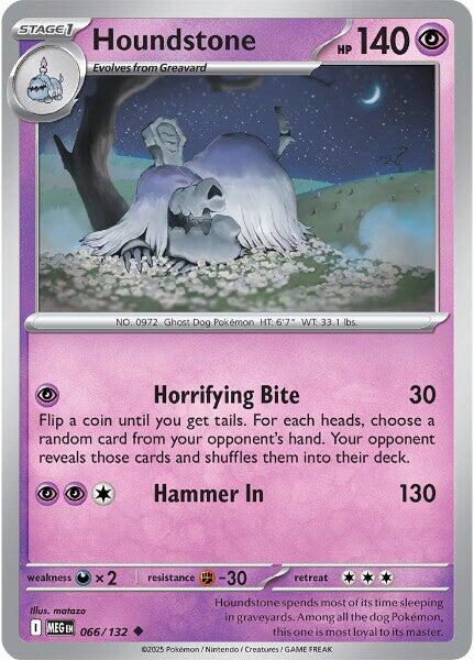 Houndstone (066/132) [Mega Evolution: Base Set] - Pokémon - Card Brawlers | Quebec | Canada |