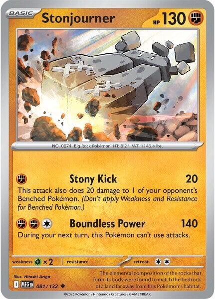 Stonjourner (081/132) [Mega Evolution: Base Set] - Pokémon - Card Brawlers | Quebec | Canada |