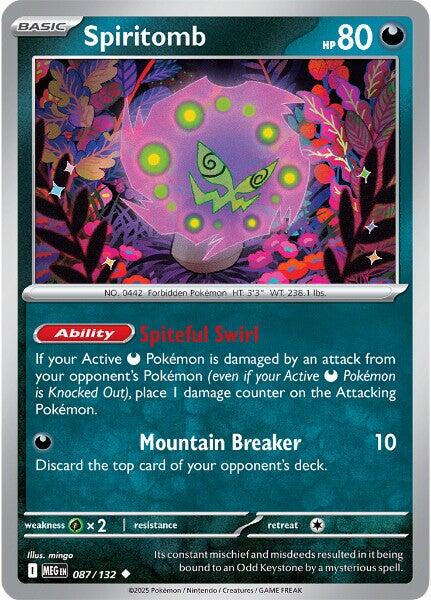 Spiritomb (087/132) [Mega Evolution: Base Set] - Pokémon - Card Brawlers | Quebec | Canada |