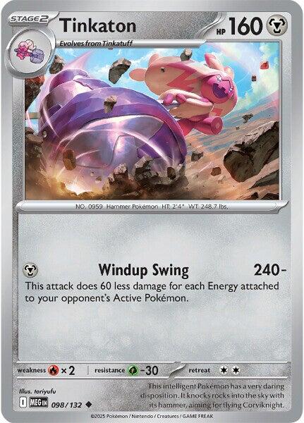 Tinkaton (098/132) [Mega Evolution: Base Set] - Pokémon - Card Brawlers | Quebec | Canada |