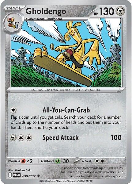 Gholdengo (099/132) [Mega Evolution: Base Set] - Pokémon - Card Brawlers | Quebec | Canada |