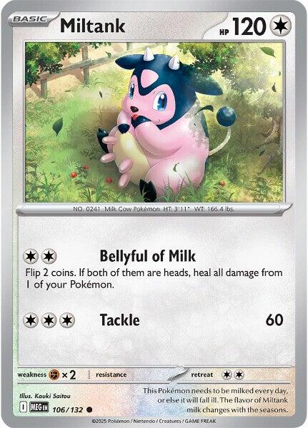 Miltank (106/132) [Mega Evolution: Base Set] - Pokémon - Card Brawlers | Quebec | Canada |