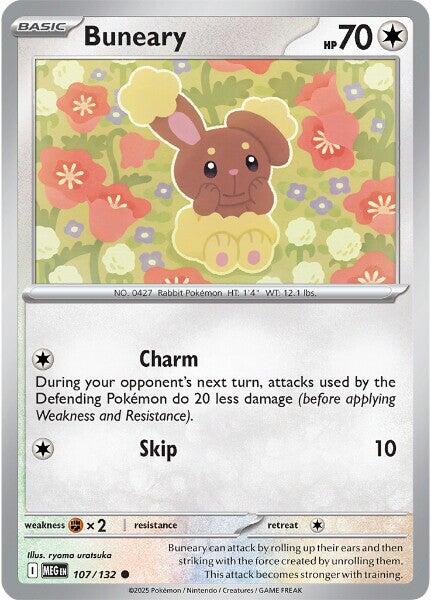 Buneary (107/132) [Mega Evolution: Base Set] - Pokémon - Card Brawlers | Quebec | Canada |