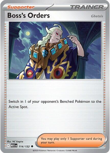 Boss's Orders (114/132) [Ghetsis] [Mega Evolution: Base Set] - Pokémon - Card Brawlers | Quebec | Canada |