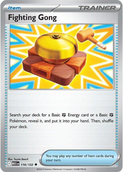 Fighting Gong (116/132) [Mega Evolutions: Base Set] - Pokémon - Card Brawlers | Quebec | Canada |