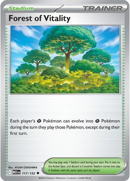 Forest of Vitality (117/132) [Mega Evolutions: Base Set] - Pokémon - Card Brawlers | Quebec | Canada |