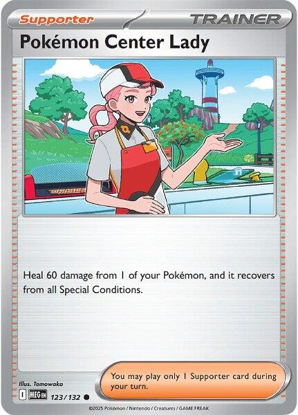 Pokemon Center Lady (123/132) [Mega Evolution: Base Set] - Pokémon - Card Brawlers | Quebec | Canada |