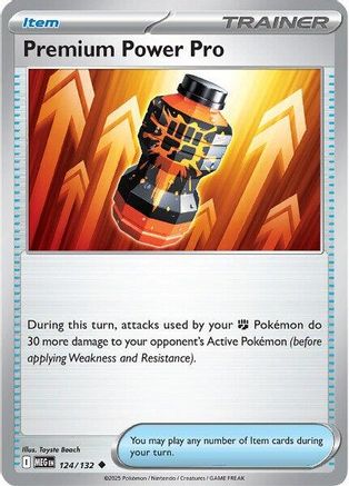 Premium Power Pro (124/132) [Mega Evolutions: Base Set] - Pokémon - Card Brawlers | Quebec | Canada |