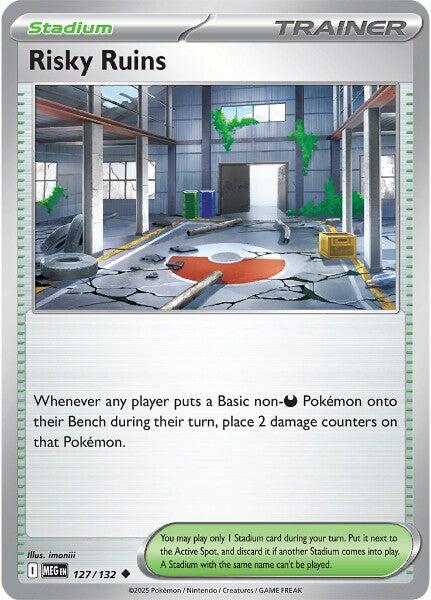 Risky Ruins (127/132) [Mega Evolutions: Base Set] - Pokémon - Card Brawlers | Quebec | Canada |