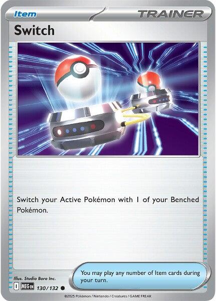 Switch (130/132) [Mega Evolution: Base Set] - Pokémon - Card Brawlers | Quebec | Canada |