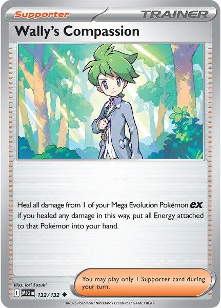 Wally's Compassion (132/132) [Mega Evolutions: Base Set] - Pokémon - Card Brawlers | Quebec | Canada |
