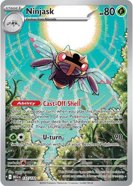 Ninjask (137/132) [Mega Evolution: Base Set] - Pokémon - Card Brawlers | Quebec | Canada |