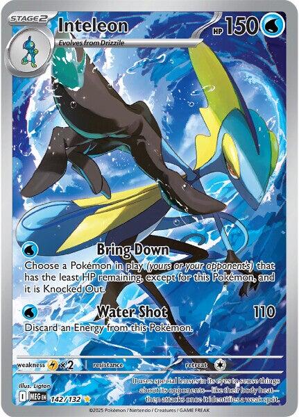 Inteleon (142/132) [Mega Evolution: Base Set] - Pokémon - Card Brawlers | Quebec | Canada |