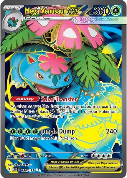 Mega Venusaur ex (155/132) [Mega Evolution: Base Set] - Pokémon - Card Brawlers | Quebec | Canada |