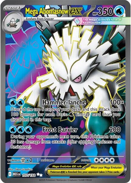 Mega Abomasnow ex (157/132) [Mega Evolution: Base Set] - Pokémon - Card Brawlers | Quebec | Canada |