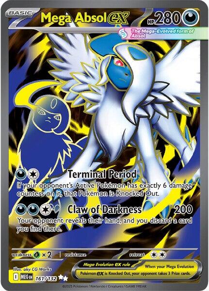 Mega Absol ex (161/132) [Mega Evolution: Base Set] - Pokémon - Card Brawlers | Quebec | Canada |