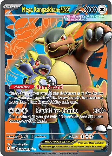 Mega Kangaskhan ex (164/132) [Mega Evolution: Base Set] - Pokémon - Card Brawlers | Quebec | Canada |