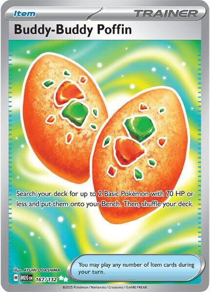 Buddy-Buddy Poffin (167/132) [Mega Evolution: Base Set] - Pokémon - Card Brawlers | Quebec | Canada |