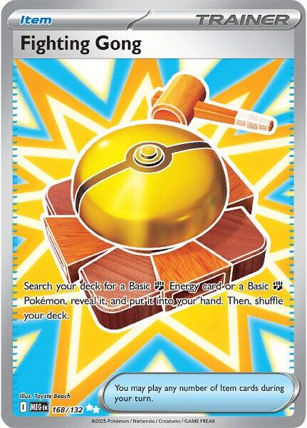 Fighting Gong (168/132) [Mega Evolution: Base Set] - Pokémon - Card Brawlers | Quebec | Canada |