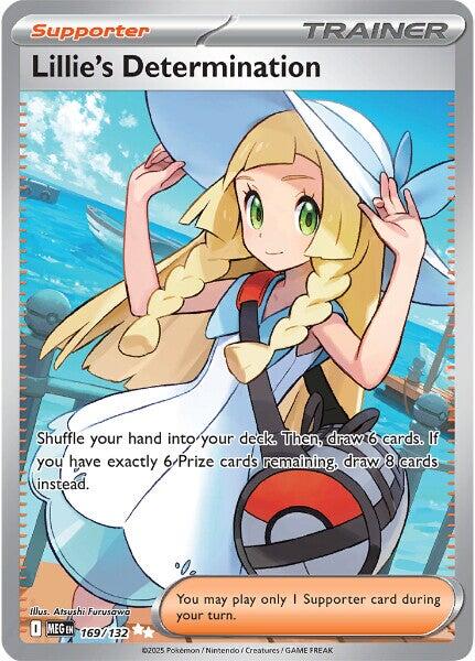 Lillie's Determination (169/132) [Mega Evolution: Base Set] - Pokémon - Card Brawlers | Quebec | Canada |