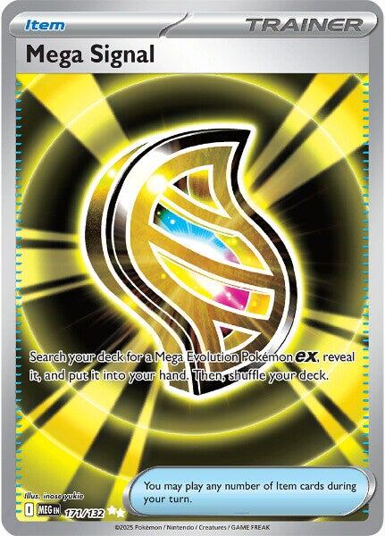 Mega Signal (171/132) [Mega Evolution: Base Set] - Pokémon - Card Brawlers | Quebec | Canada |