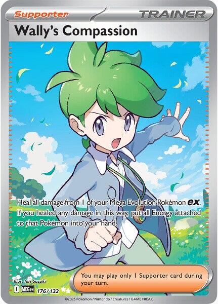 Wally's Compassion (176/132) [Mega Evolution: Base Set] - Pokémon - Card Brawlers | Quebec | Canada |