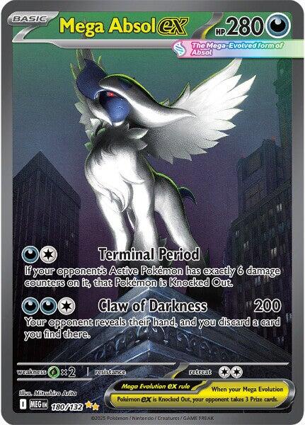 Mega Absol ex (180/132) [Mega Evolution: Base Set] - Pokémon - Card Brawlers | Quebec | Canada |